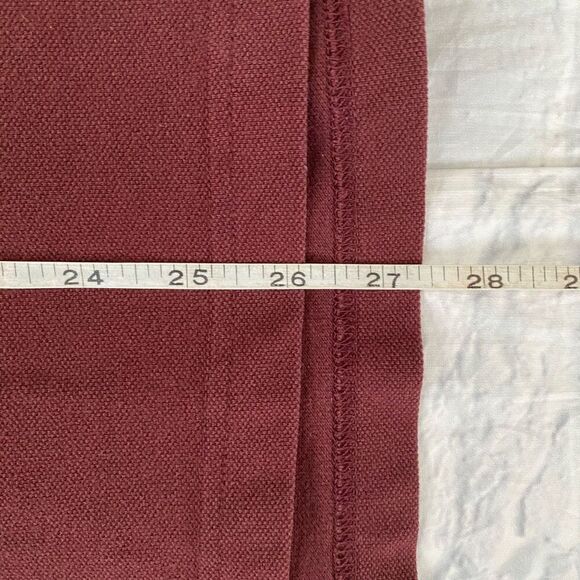 Abercrombie & Fitch men M 2 button short sleeve distressed muscle polo burgundy - Picture 10 of 10